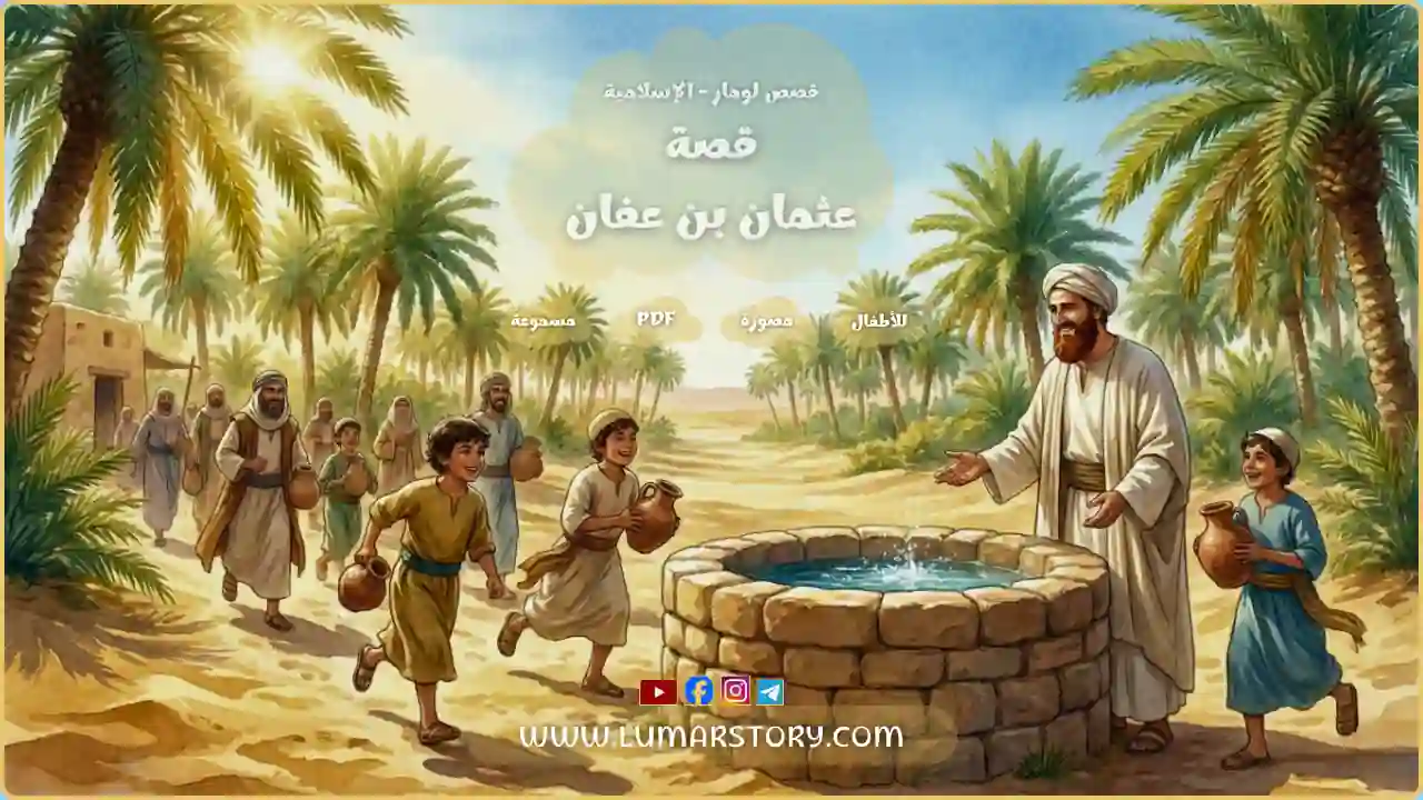 سيدنا عثمان ابن عفان صاحب وقف بئر رومة.