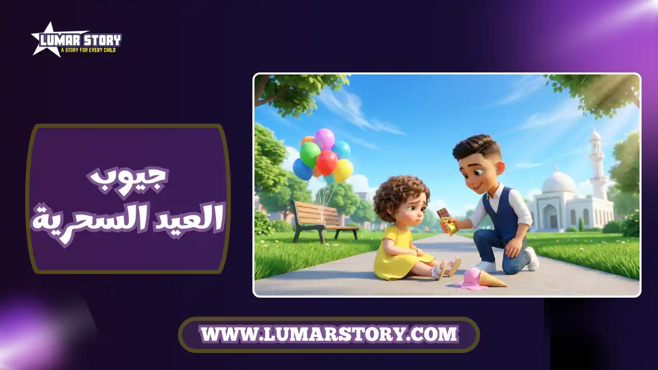 غلاف قصة جيوب العيد السحرية للأطفال
