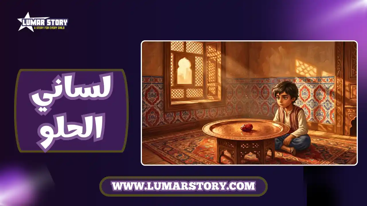 غلاف قصة لساني الحلو للأطفال