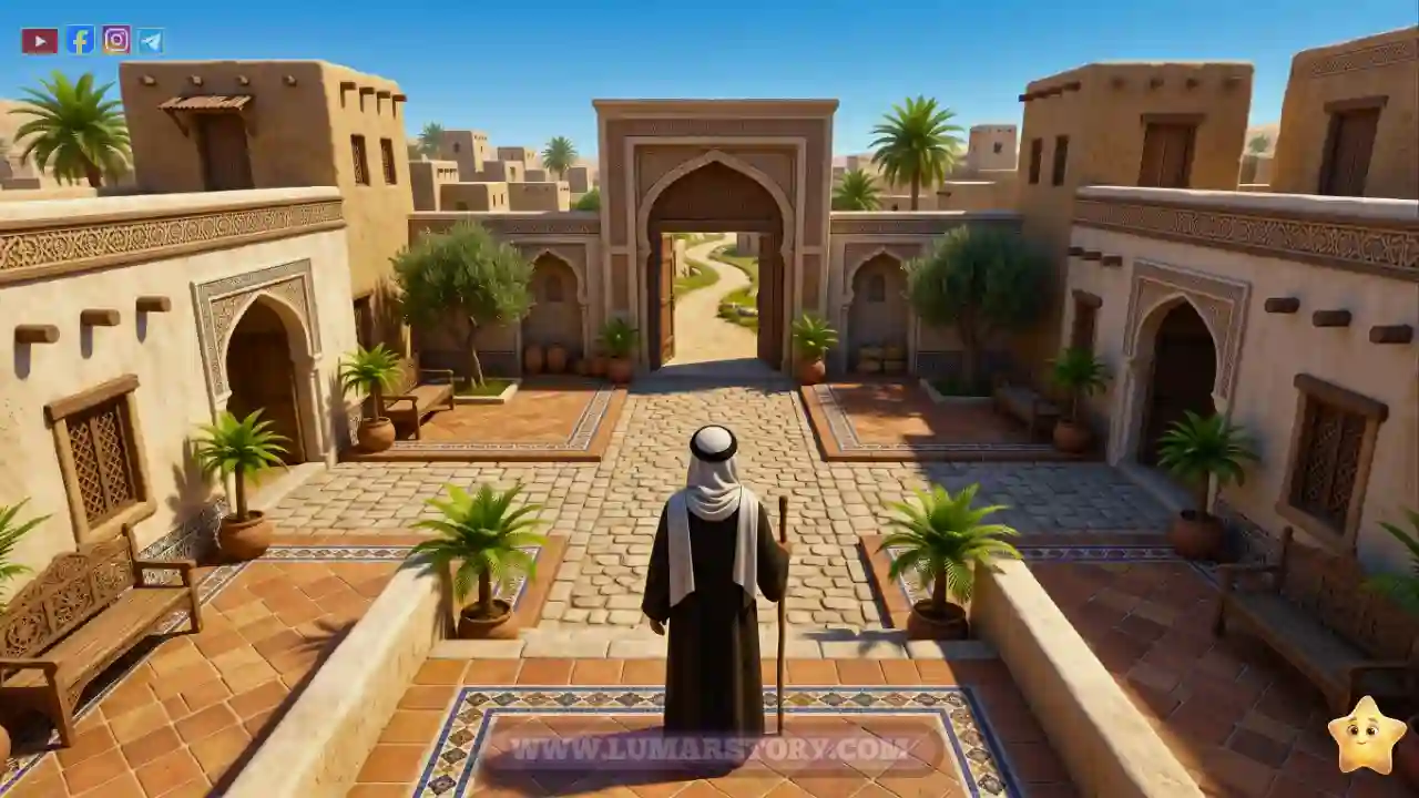 النبي ذو الكفل ينتظر الرجل العجوز في مجلس القضاء لكنه لم يأت