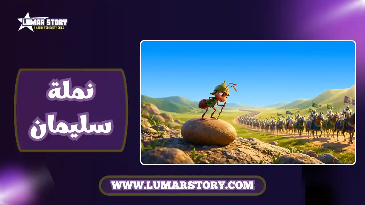 غلاف قصة النملة وسيدنا سليمان للأطفال